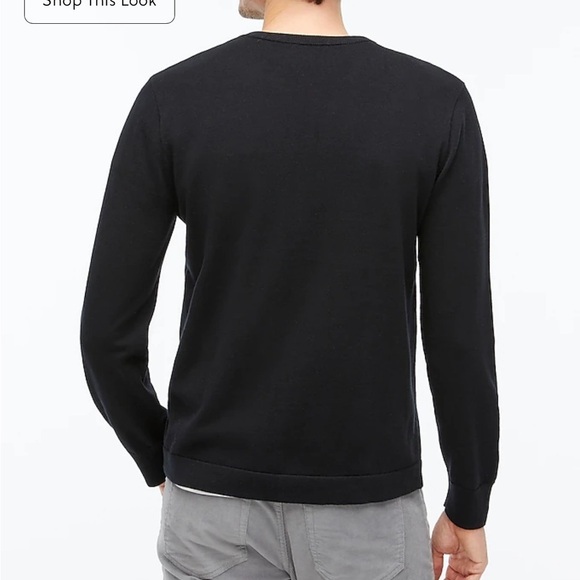 J crew black Cotton crewneck sweater-tee - Picture 3 of 5